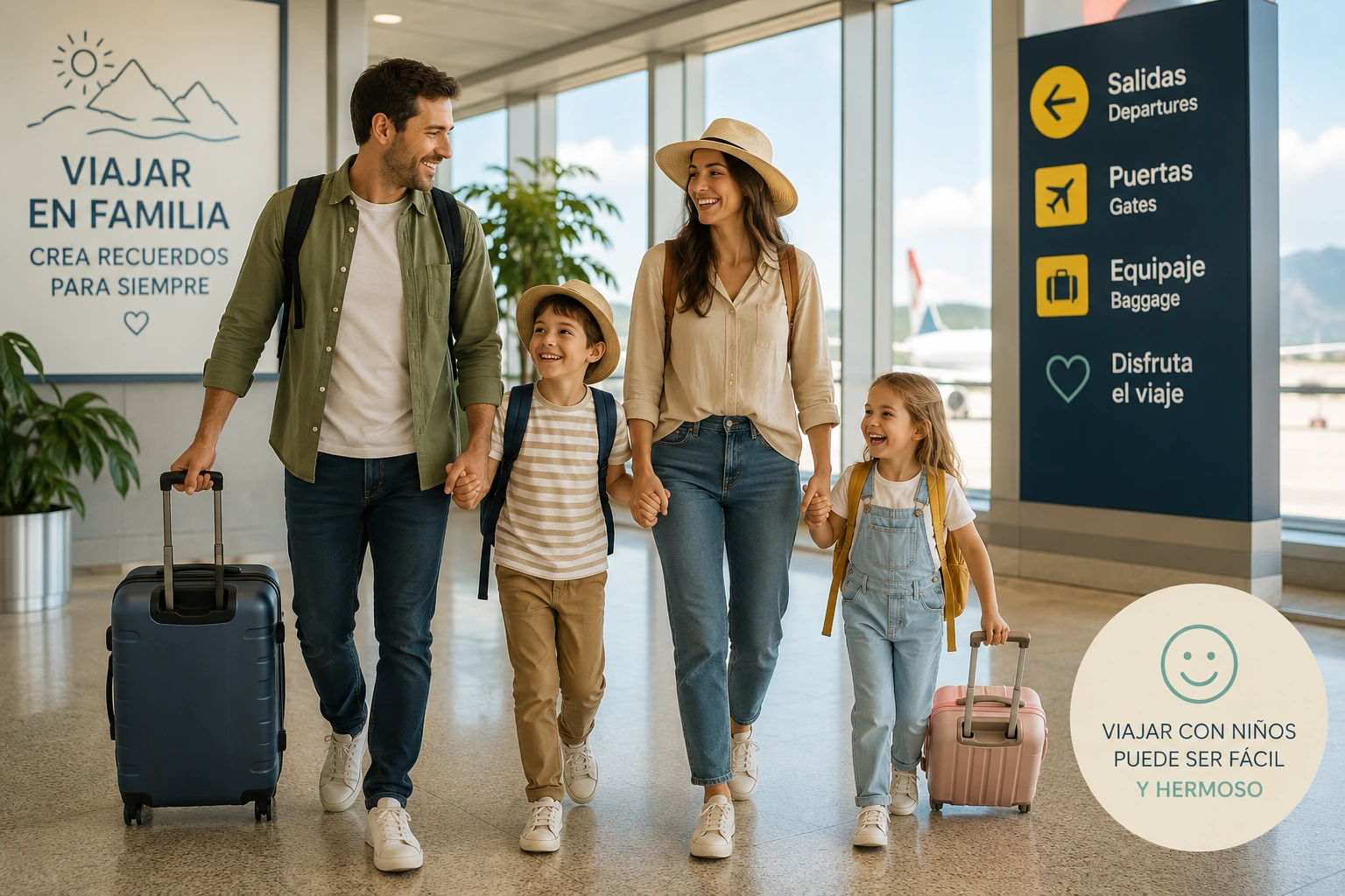 10 consejos para viajar con niños sin estrés